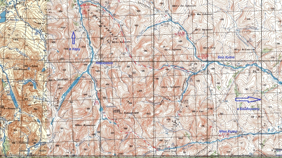 Рис 8. Переход Нармаяха – Хута