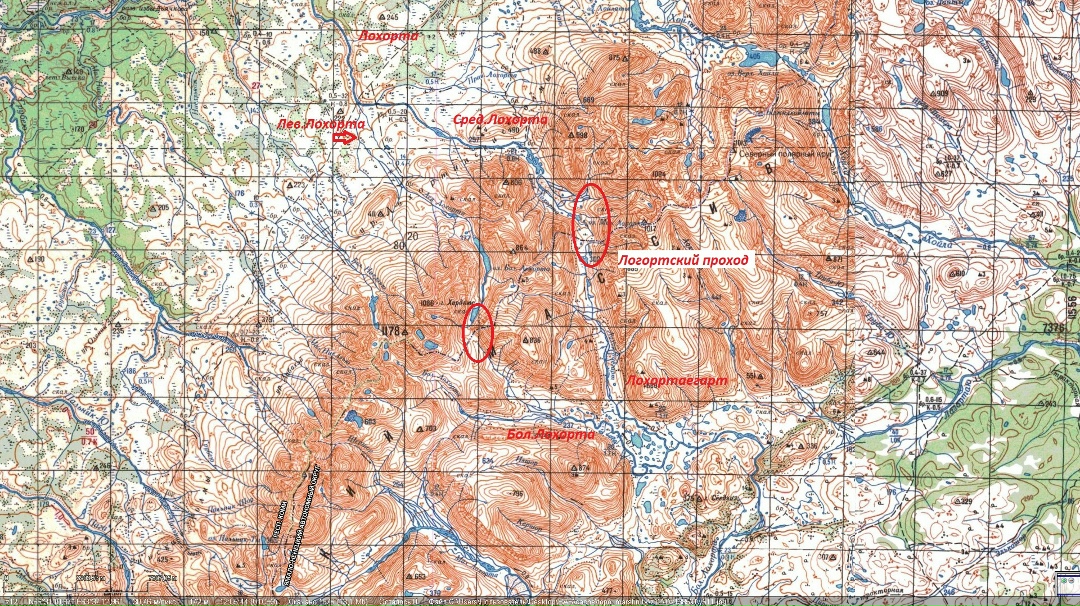 Рис 17. Логортский проход