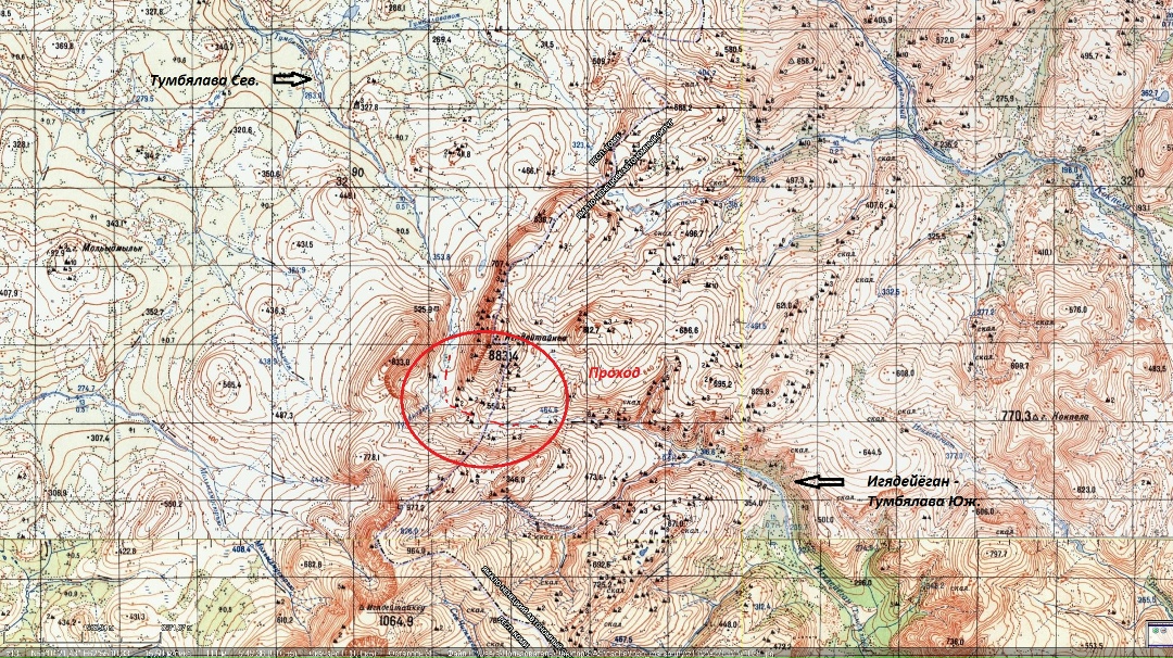 Рис 20. Проход "Тумболова"