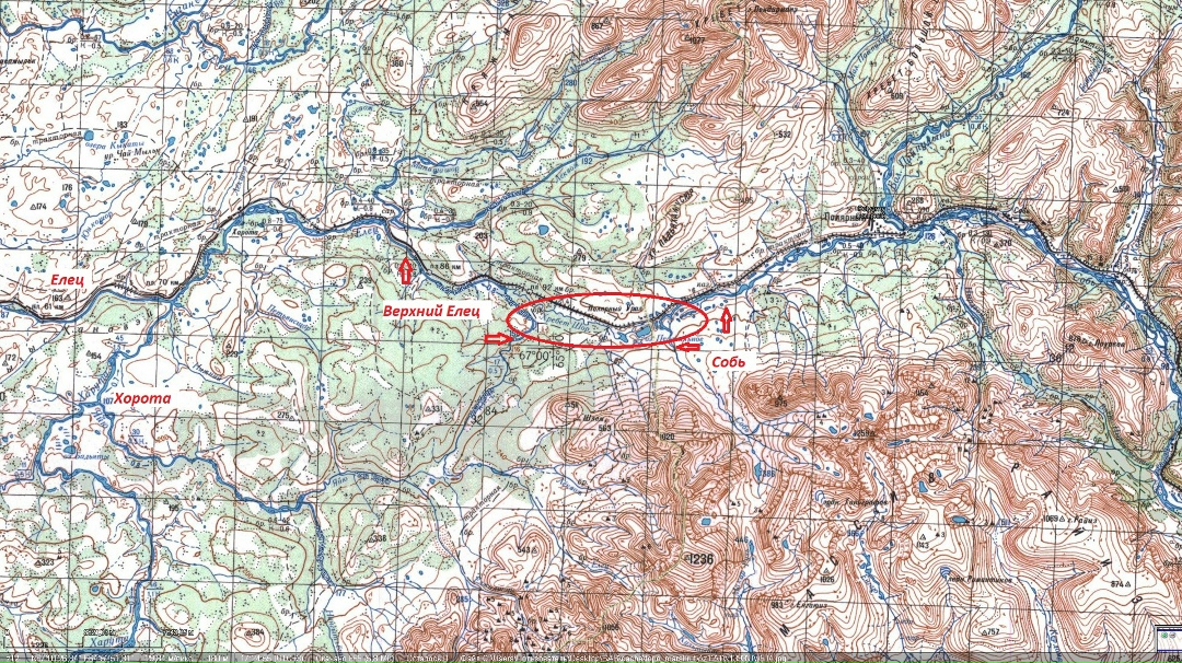 Рис 13. Собь-Елецкий проход